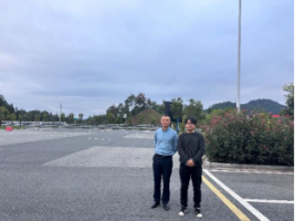 中国石化销售股份有限公司赣州分公司济广高速会昌南服务区西区出口新建充电桩涉路施工安全风险评估报告